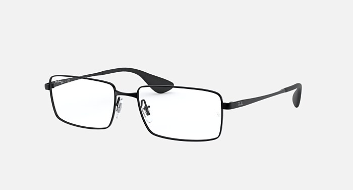 RB6337M Polarized Eyeglasses with Black and Clear (55-16