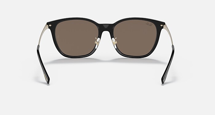 RB4333D Sunglasses in Black and Gold Mirror (55-17) - RB4333D