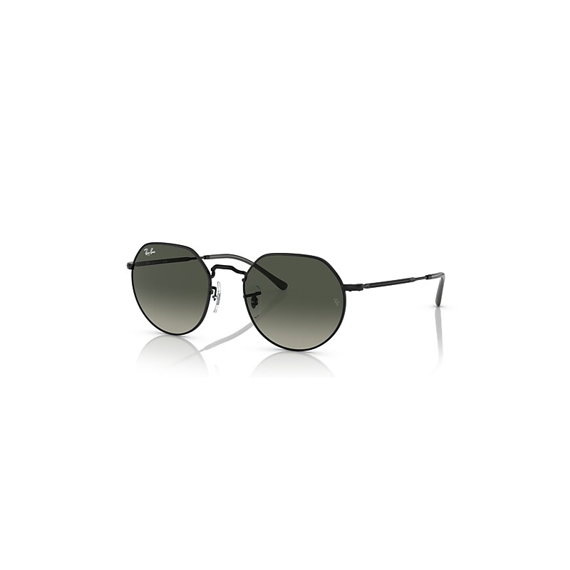 Ray-Ban Jack Sunglasses Black Frame Grey Lenses 51-20