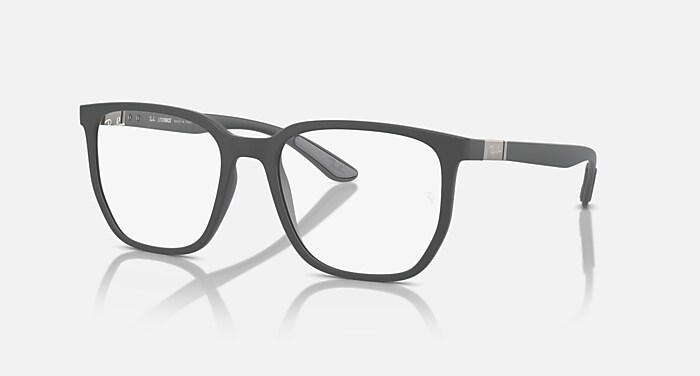ReyBan RB7235 OPTICS Eyeglasses with Sand Grey and Clear (53-19) - RB7235