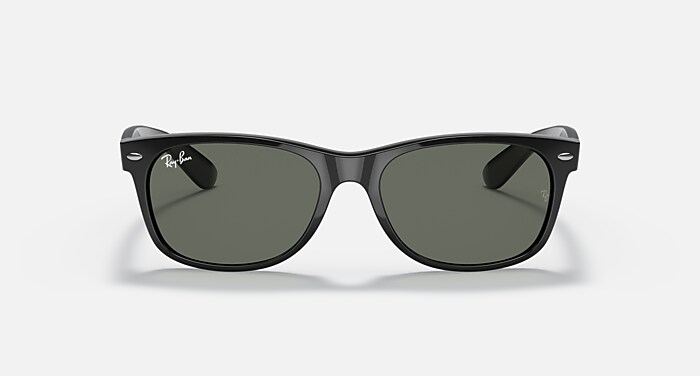 NEW WAYFARER CLASSIC Sunglasses in Black and G-15 Green - RB2132