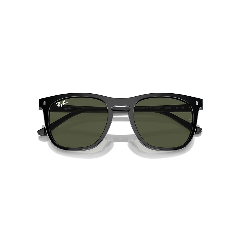 RB2210 Sunglasses in Black and Green (53-21) - RB2210 | Ray-Ban® US