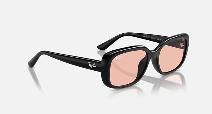 RB4421D BIO-BASED Sunglasses in Black and Dark Pink - RB4421D 