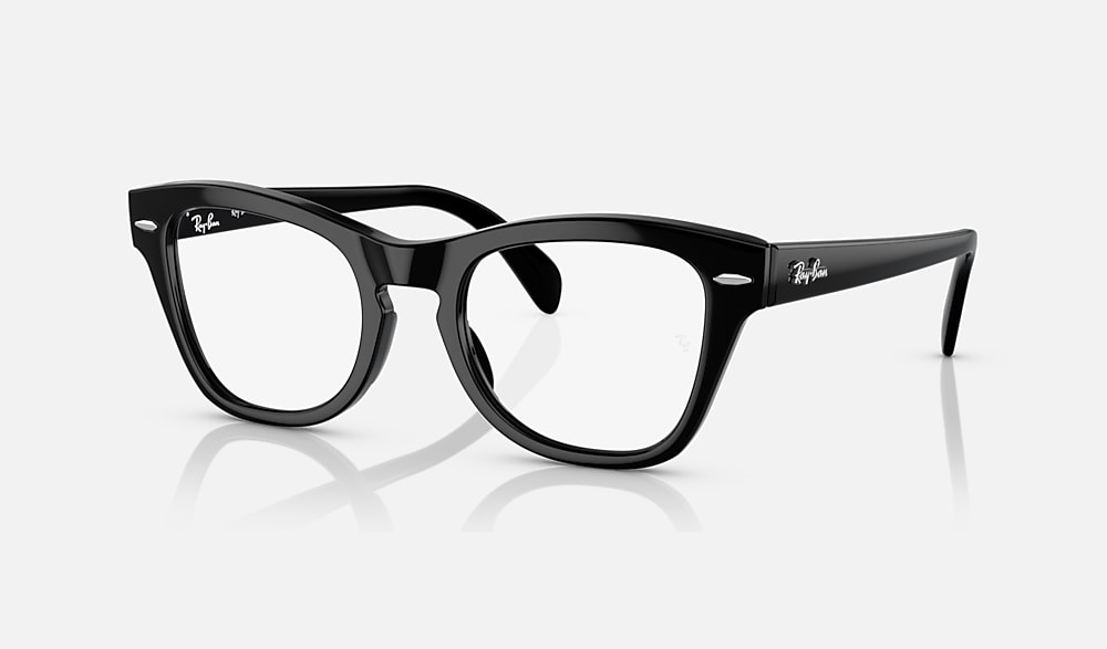 希少　ヴィンテージレイバン　RayBan ブラックフレーム レイバン公式ストア】 Ray-Ban® RB0707 OPTICS メガネ | ブラック