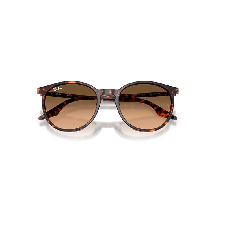 Ray-Ban Rb2204 Sunglasses Havana Red Turtle Frame Pink Lenses 54-20