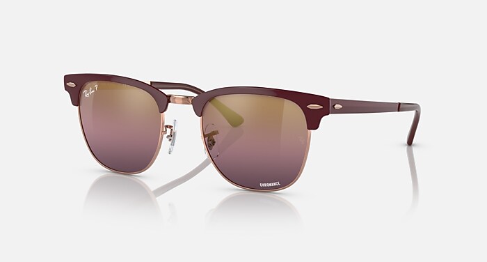 レイバン公式ストア】 Ray-Ban® CLUBMASTER METAL POLARIZED+ LENSES