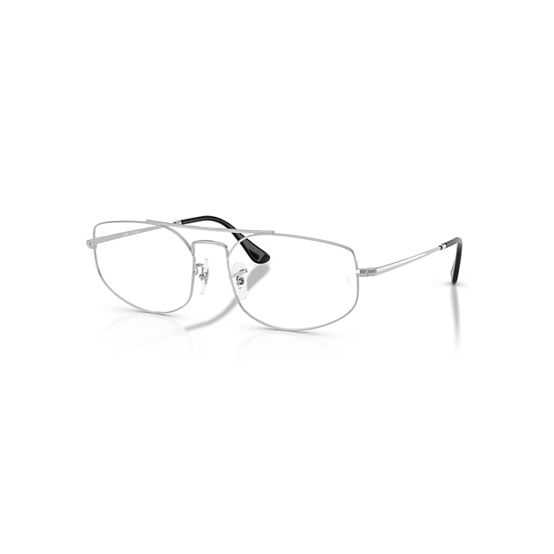 Ray-Ban Eyeglasses  Explorer V Optics - Silver Frame Clear Lenses Polarized 58-17, RB6545