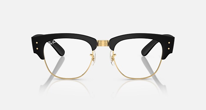 MEGA CLUBMASTER OPTICS LITEFORCE メガネ サンドブラックオンゴールド