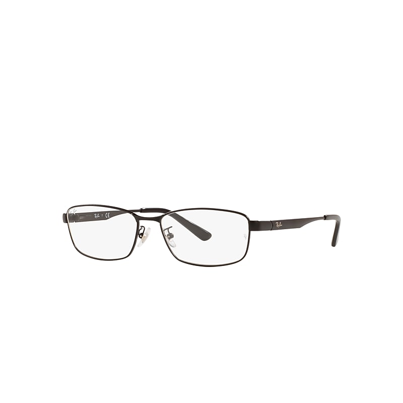 Ray-Ban Eyeglasses Unisex Rb6452 Optics - Black Frame Clear Lenses Polarized 56-16