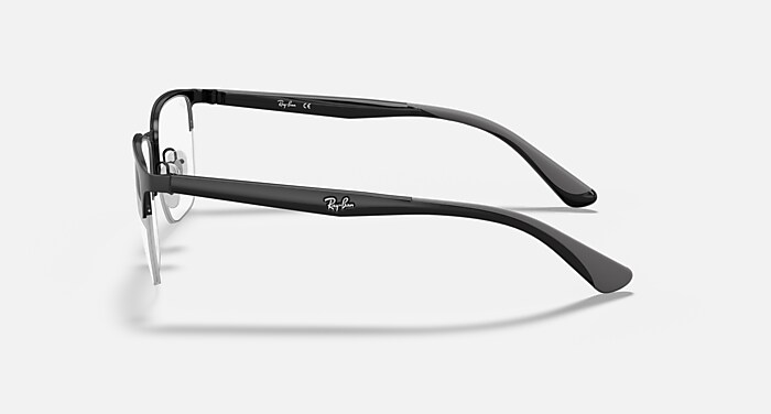 RB6428 OPTICS Polarized Eyeglasses with Black and Clear (54-19