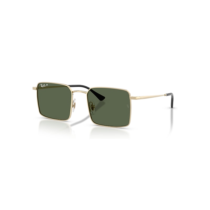 Ray-Ban RB3782, Pale Gold Polarized Sunglasses Dark Green Polarized lenses, Mojo Glasses - Image 4