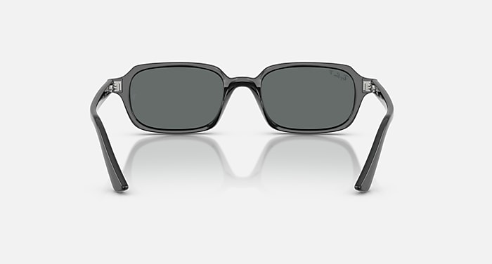 ZURI BIO-BASED Sunglasses in Black and Dark Grey Polarized 