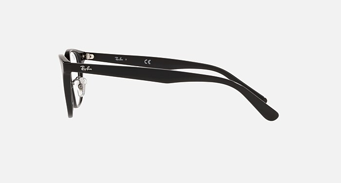 RB5386 OPTICS メガネ ブラック と クリア (51-19) - RB5386D