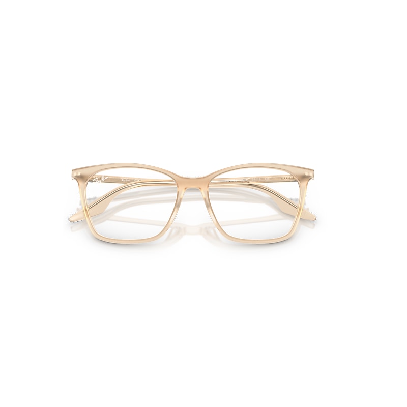 Ray-Ban Rb5422 Optics Optical Opal Natural Frame Clear Lenses Polarized 52-16