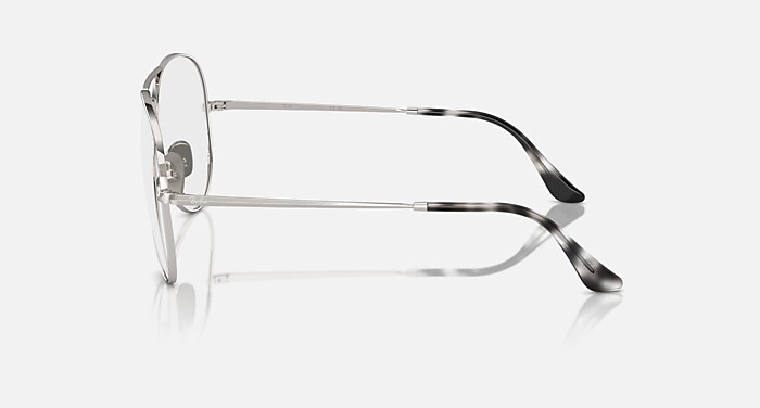 AVIATOR TITANIUM OPTICS メガネ シルバー と クリア (58-14) - RB8789
