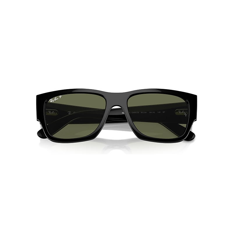 Ray-Ban RB0947S Carlos Polarized 901/58 Men's Sunglasses Black Size 56