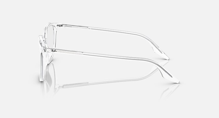 Ray-Ban Clear Frame Sunglasses with Gradient Lenses RB5406F RayBan 5406F Review: Clear Frame and Stylish Fit | TikTok main image 2