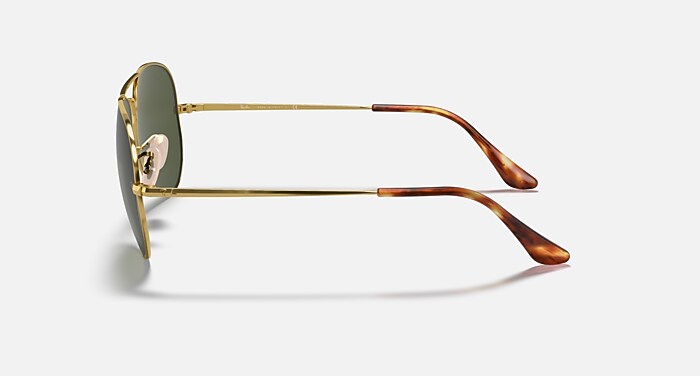AVIATOR METAL II Sunglasses in Arista Gold and G-15 Green - RB3689