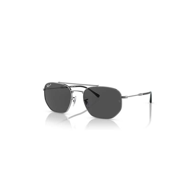 Ray-Ban Sunglasses   Polarized+ Lenses - Gunmetal Frame Grey Lenses Polarized 57-20, RB3707
