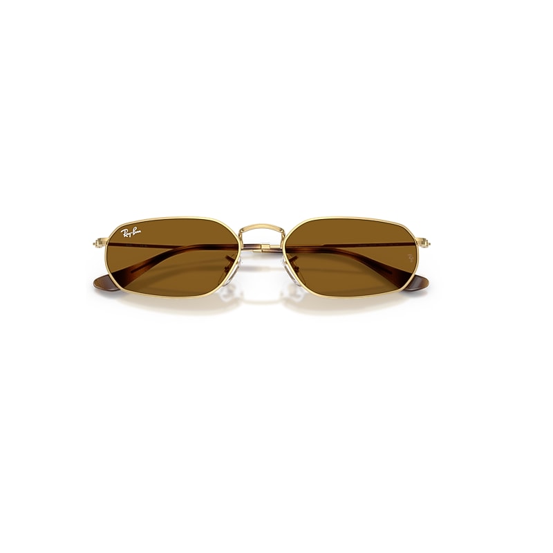 RB3947 Sunglasses in Arista Gold and Brown (57-18) - RB3947 | Ray