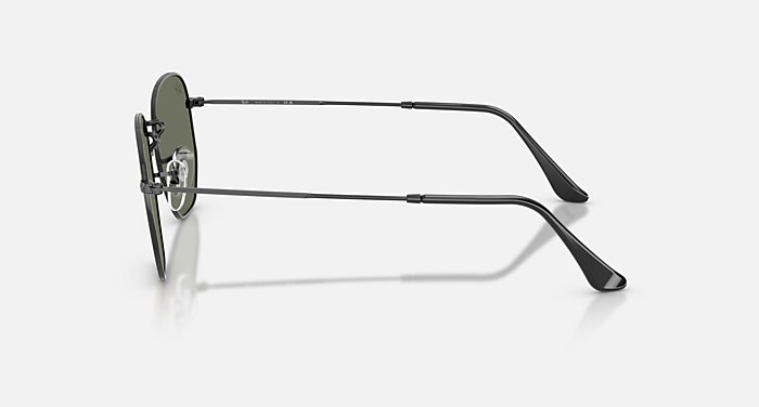 HEXAGONAL FLAT LENSES サングラス ブラック と ブロンズ (54-21