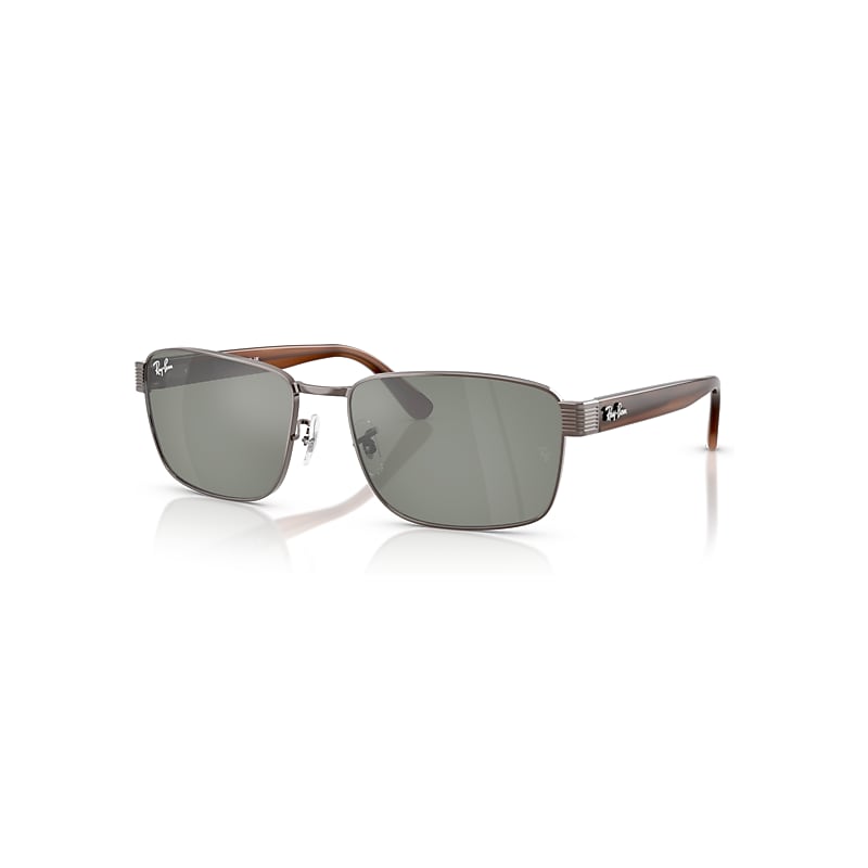 Ray-Ban Sunglasses - Havana Brown Frame Green Lenses 62-18, RB3750 - Image 1