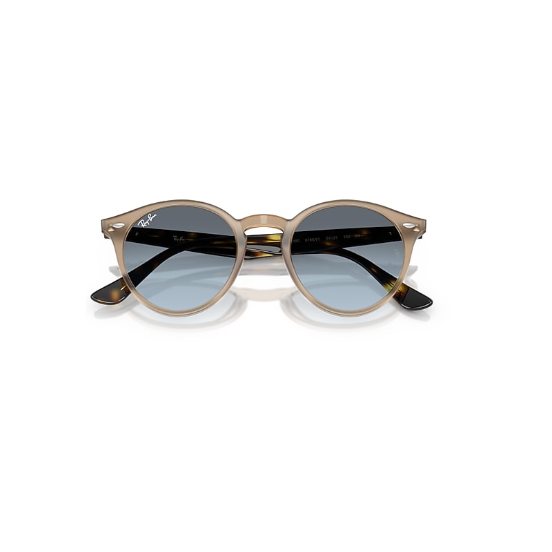 RB2180 Sunglasses in Turtledove and Blue Gradient Grey (51  display picture 1