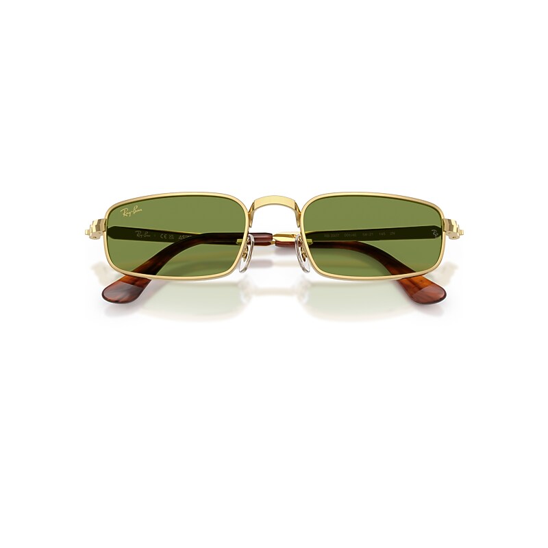 Ray-Ban Rb3927 By A$ap Rocky Sunglasses Arista Gold Frame Green Lenses 54-21