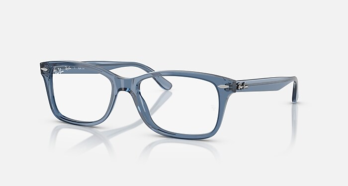 RB5428 OPTICS Eyeglasses with Transparent Dark Blue Frame - RB5428