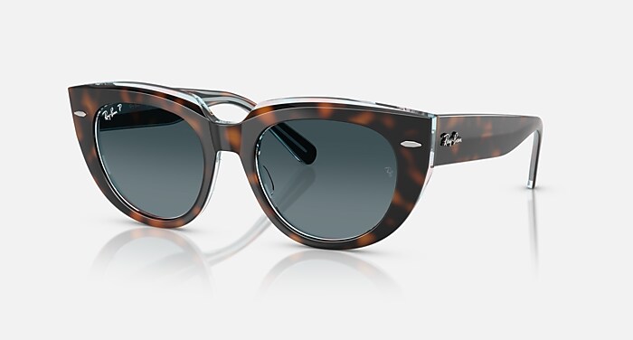 DOREEN OPTICS Eyeglasses with Light Havana On Multicolor and Clear