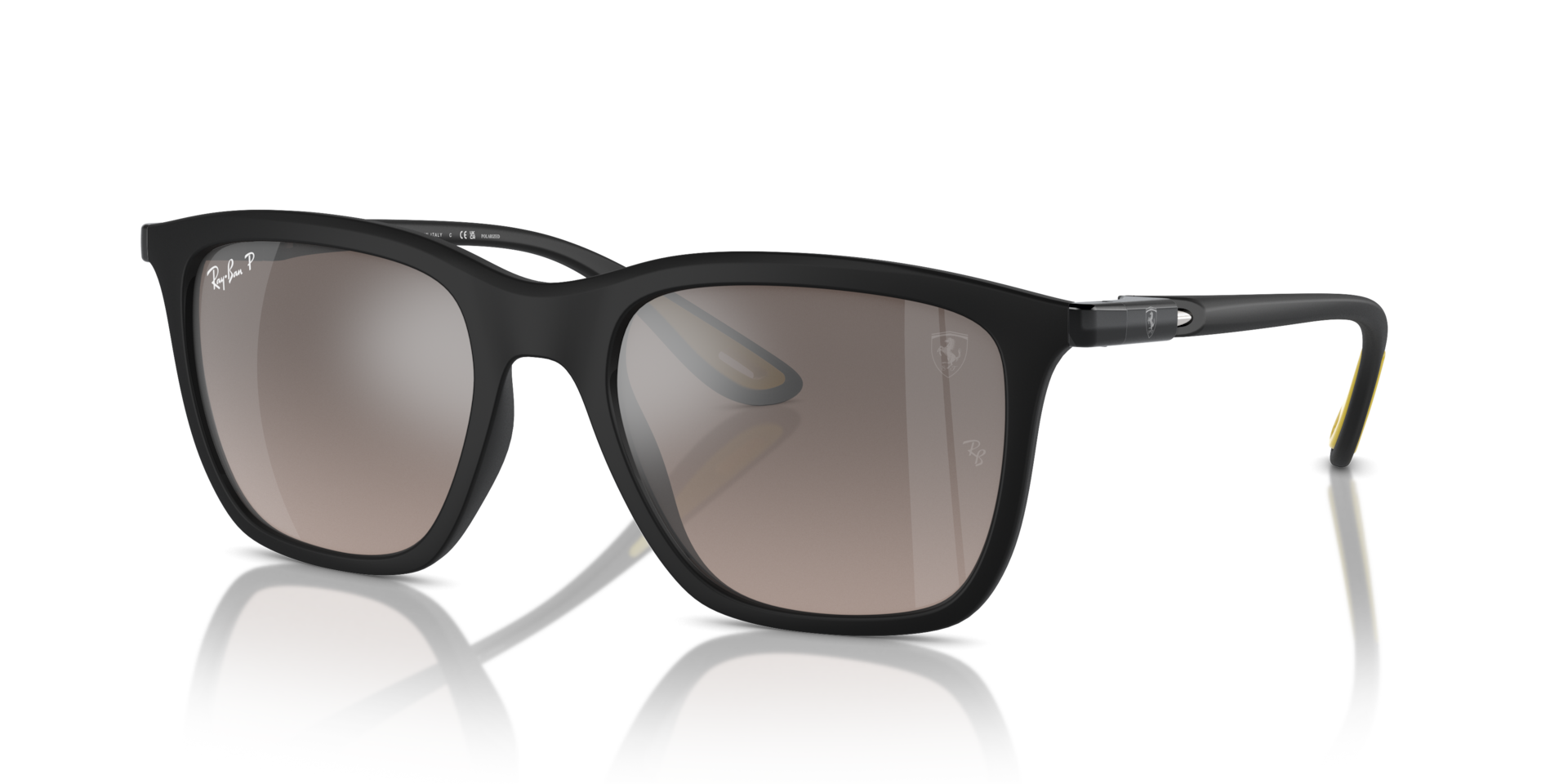Ray-Ban Rb4433m Scuderia Ferrari Special Edition 2024 Polarized Lenses Lunettes De Soleil - Monture Noir Verres Argent 54-20 polariss 133 €