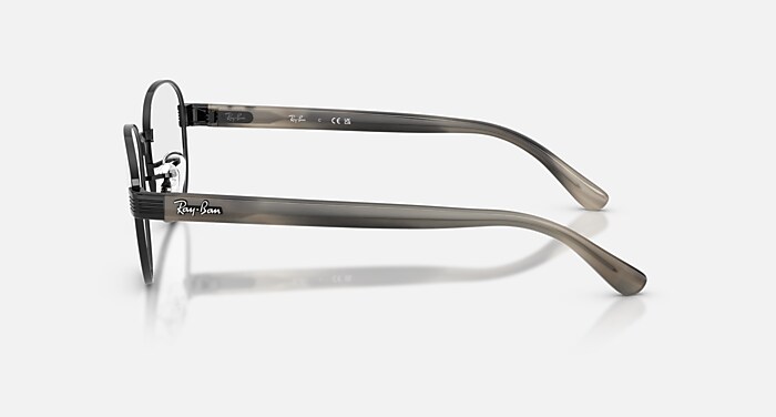 RB6543 OPTICS メガネ ブラック と クリア (54-20) - RB6543