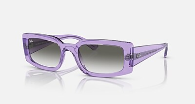 KILIANE BIO-BASED Sunglasses in Transparent Violet and Light Grey