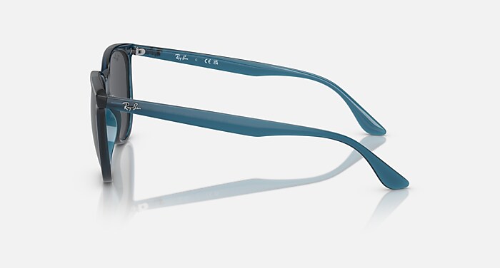 RayBan RB4362 Ref#: 8970 Opal Gray frame with Gray/Blue Gradient lenses RB4376 Sunglasses in Opal Dark Blue and Dark Grey - RB4376  main image 2