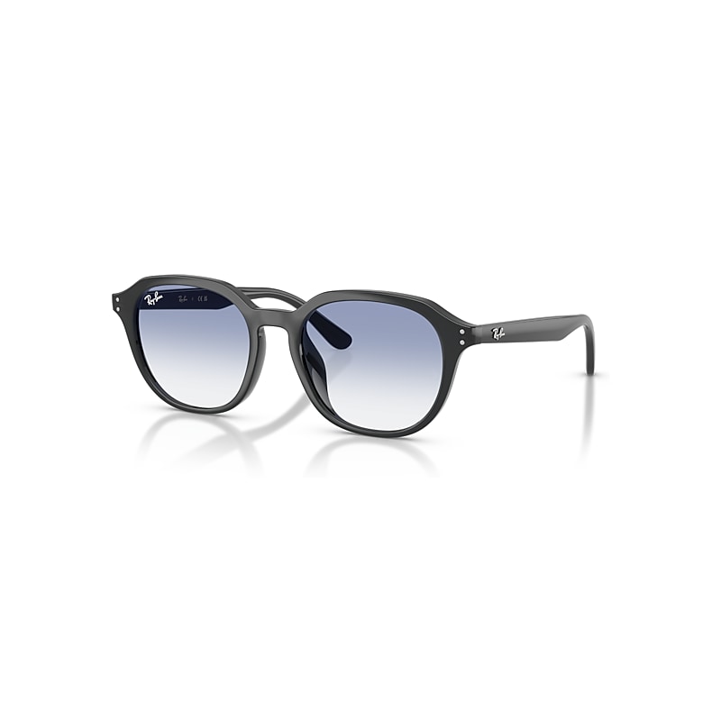 Ray-Ban RB4459D, Opal Grey Sunglasses Clear Gradient Light Blue lenses, Mojo Glasses - Image 7