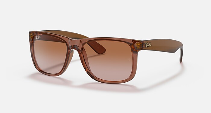 JUSTIN CLASSIC Sunglasses in Transparent Light Brown and Brown (51