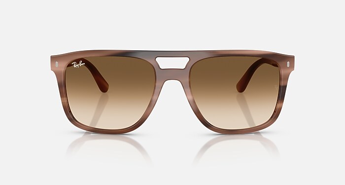 RB2213 Sunglasses in Havana Brown and Clear Gradient Brown (55-20