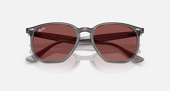 RB4306 Sunglasses in Opal Grey and Dark Violet (54-19) - RB4306