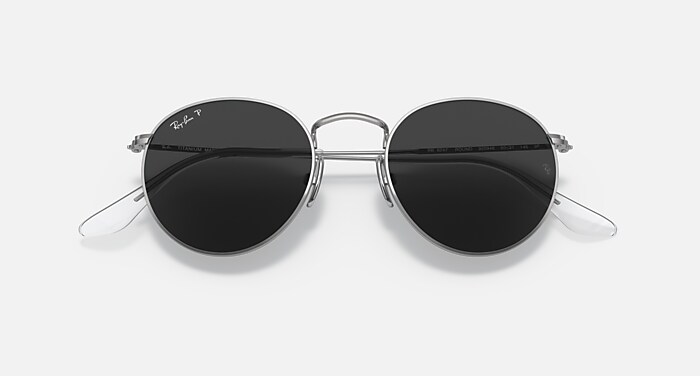 レイバン公式ストア】 Ray-Ban® ROUND TITANIUM サングラス | シルバー