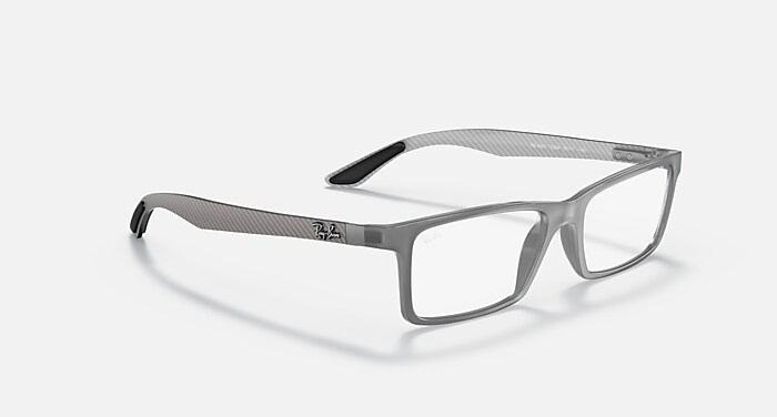 RB8901 OPTICS Polarized Eyeglasses with Grey and Clear (53-17