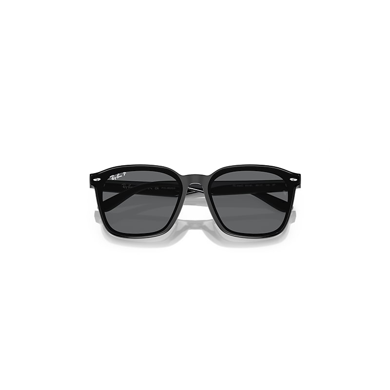 RB4392D Sunglasses in Black and Dark Grey Polarized - RB4392D