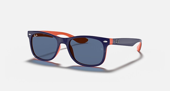 NEW WAYFARER KIDS Sunglasses in Blue On Orange and Blue (47-15