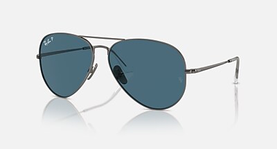 レイバン公式ストア】 Ray-Ban® AVIATOR TITANIUM POLARIZED+ LENSES