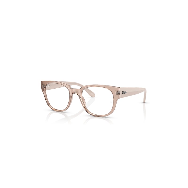 Ray-Ban Eyeglasses  Rb7210 Optics - Ivory Frame Clear Lenses Polarized 50-20, RX7210