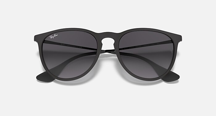 ERIKA CLASSIC Sunglasses in Rubber Black and Grey Gradient  display picture 1