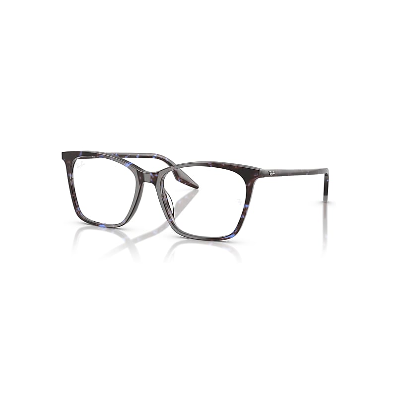 Ray - Ban Blue Rx5422 8424 Woman Optical Frames Acetate Transparent Cat Eye Normal - Image 4