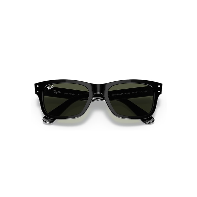 BURBANK Sunglasses in Black and G-15 Green (52-20) - RB2283 | Ray