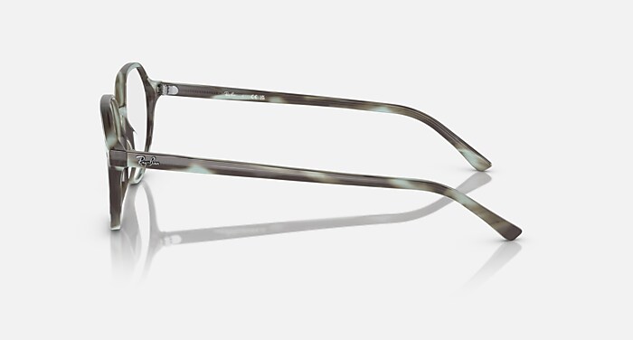 THALIA OPTICS メガネ ストライプグリーン と クリア (49-18) - RB5395