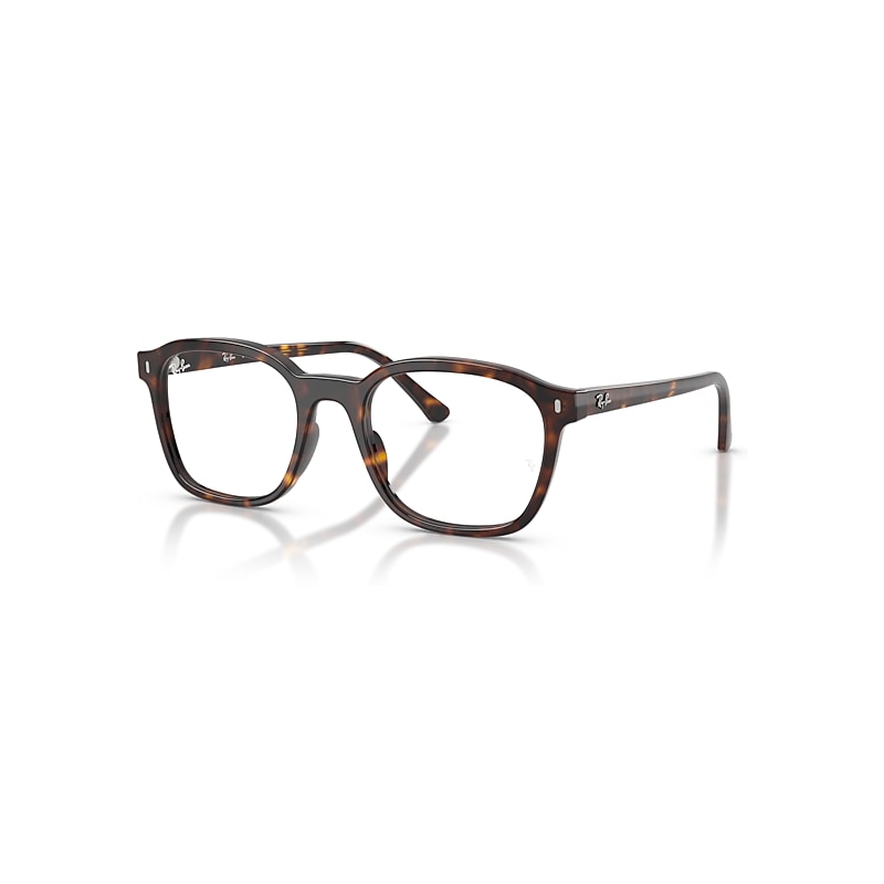 Ray-Ban Eyeglasses Unisex Rb5460 Optics - Havana Frame Transparent Lenses Polarized 50-20