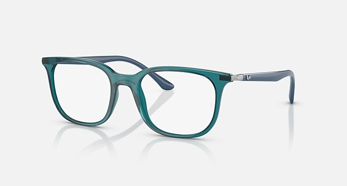 Ray-Ban レイバン　アイコンズモデル　レディース RB7211 OPTICS Eyeglasses with Transparent Turquoise and Clear (50